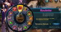 Event “Roulette” (05/03/2022)